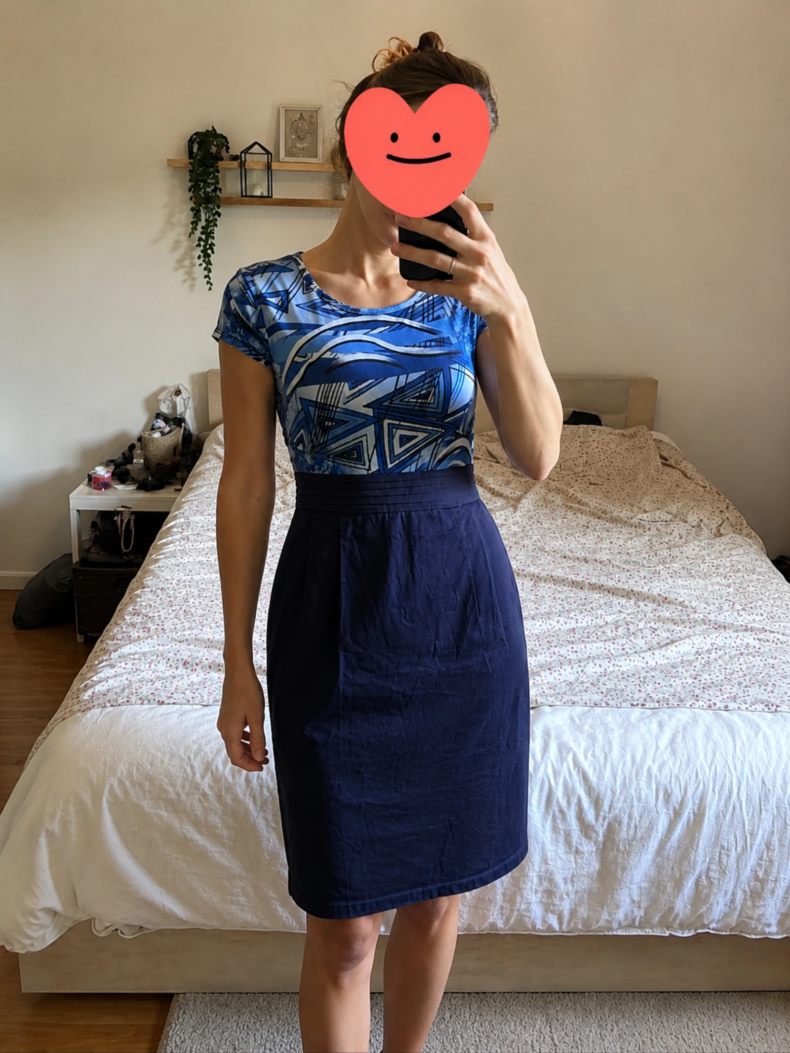 Size L blue dress never worn – photo 4